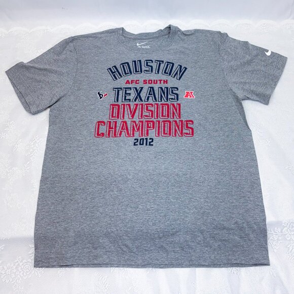 NIKE Football AFC South Houston Texans Division Champions 2012 Shirt - Picture 4 of 7